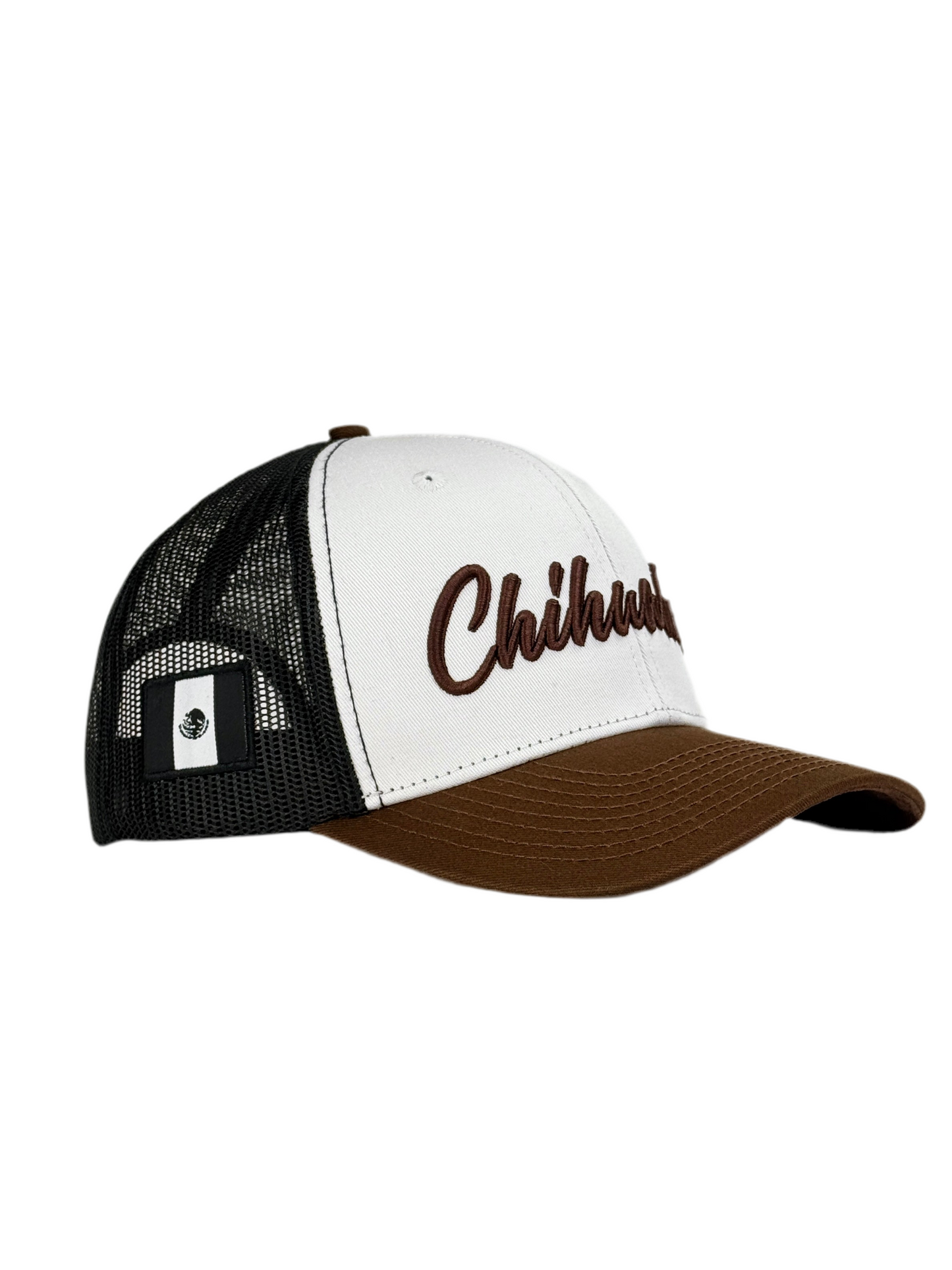 B. Chihuahua White 6 Panel Trucker