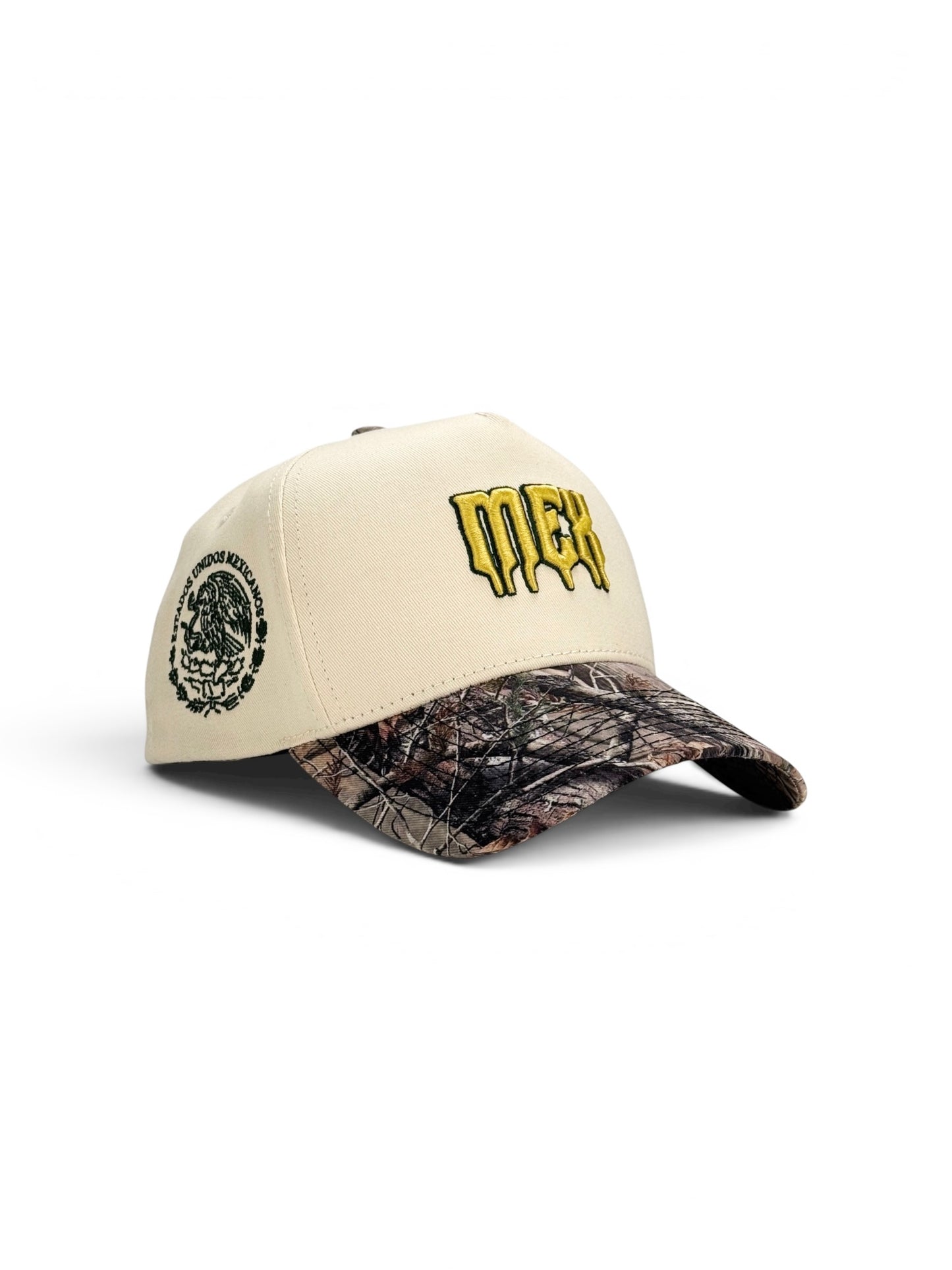 A QUNITO PARTIDO Special Edition MEX Cream Camo Hat