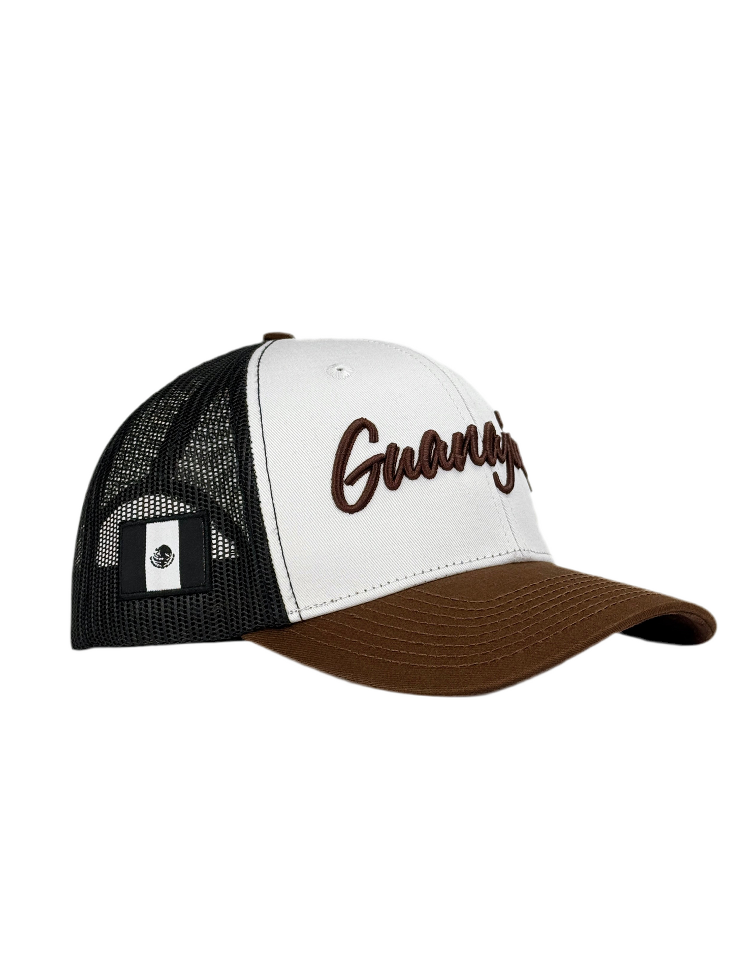 B. Guanajuato White 6 Panel Trucker
