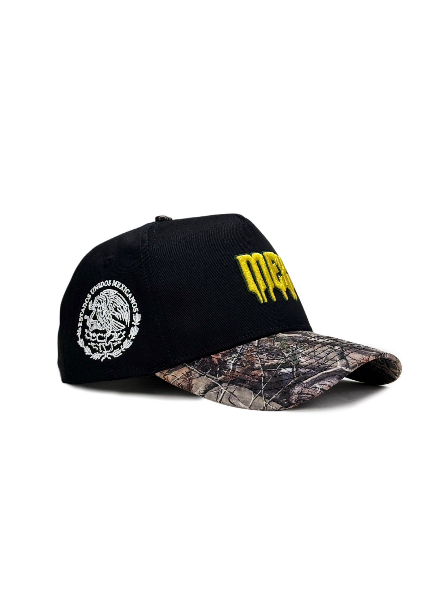 A. México MEX Black Camo cap