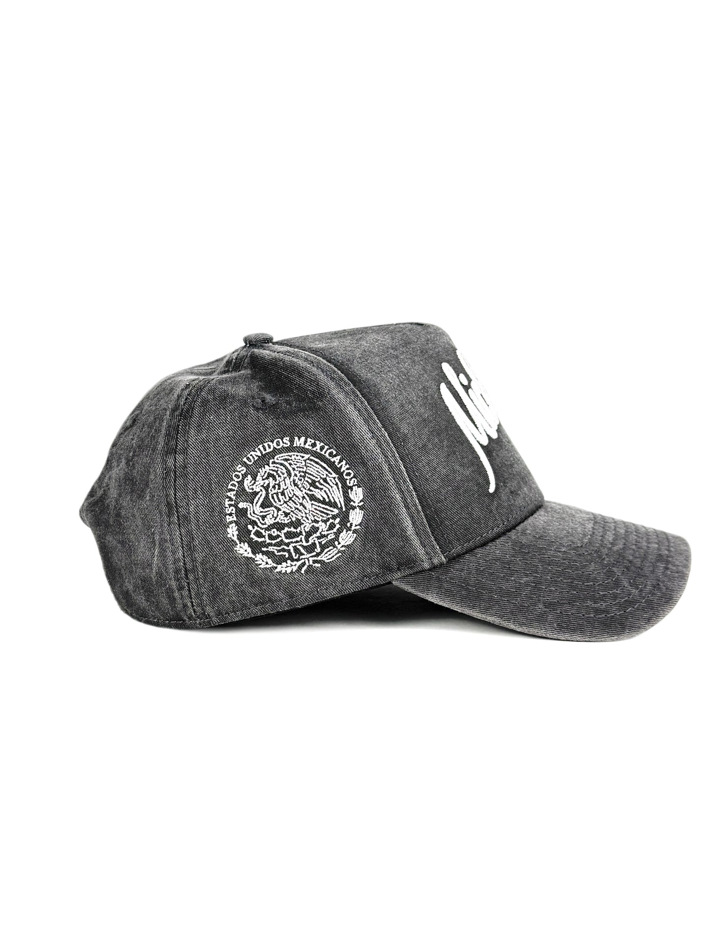 A. Gray Washed Michoacan Arch Hat