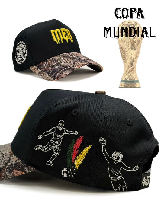 A QUINTO PARTIDO Special Edition MEX Black Camo Hat
