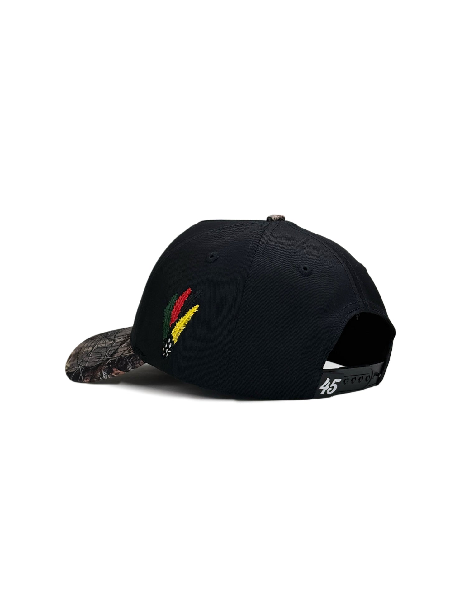 A. México MEX Black Camo cap