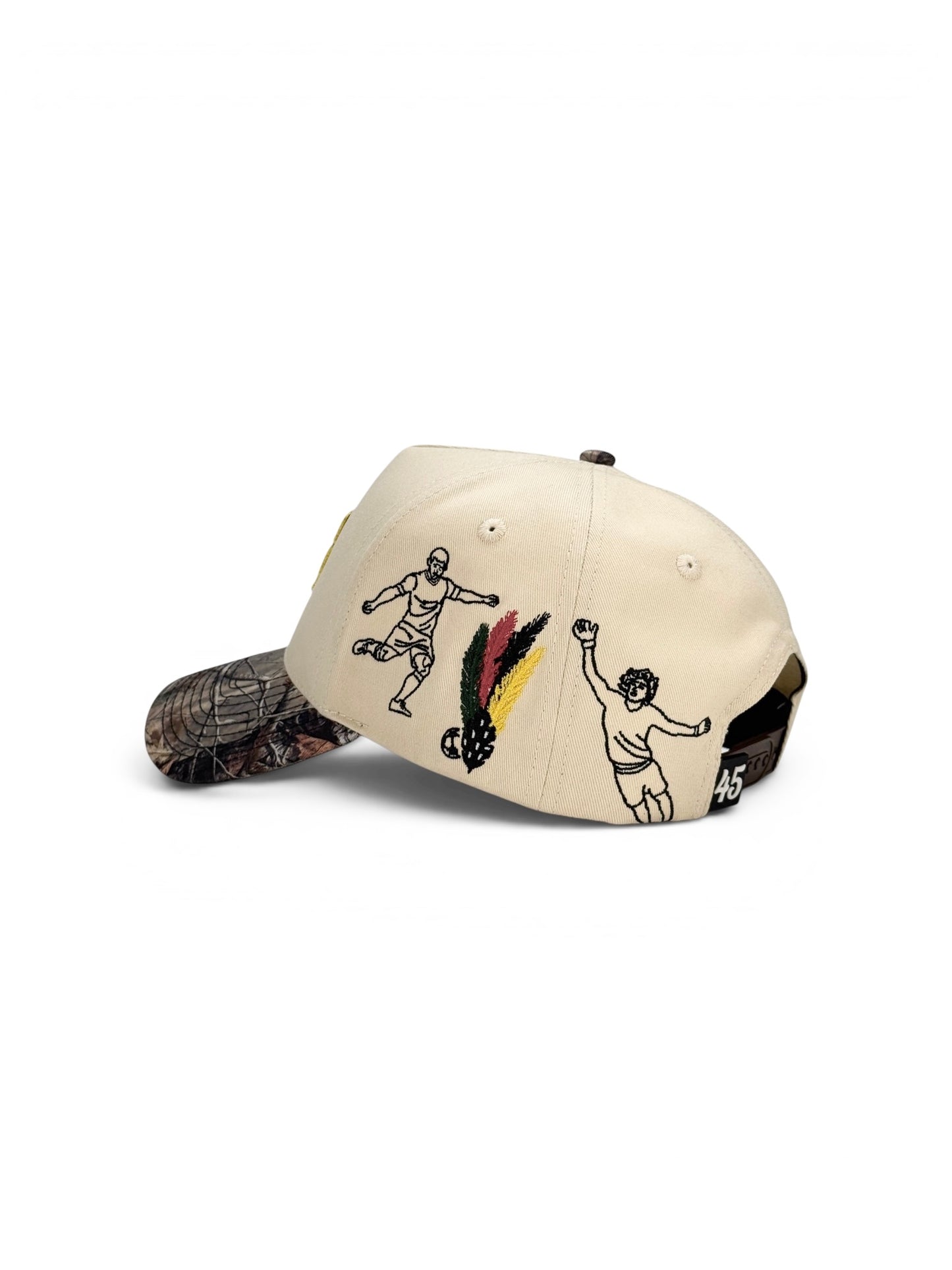 A QUNITO PARTIDO Special Edition MEX Cream Camo Hat