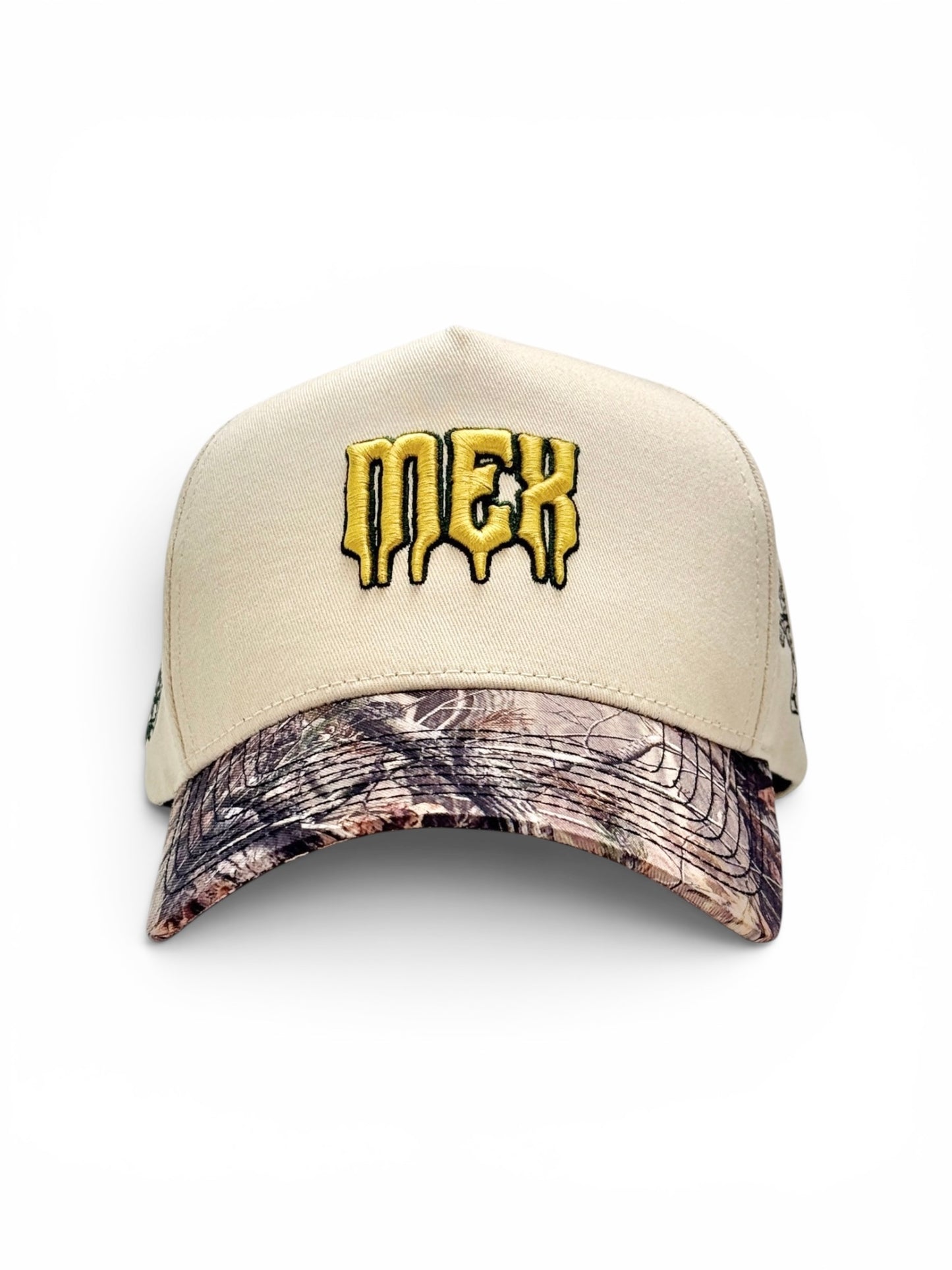 A QUNITO PARTIDO Special Edition MEX Cream Camo Hat
