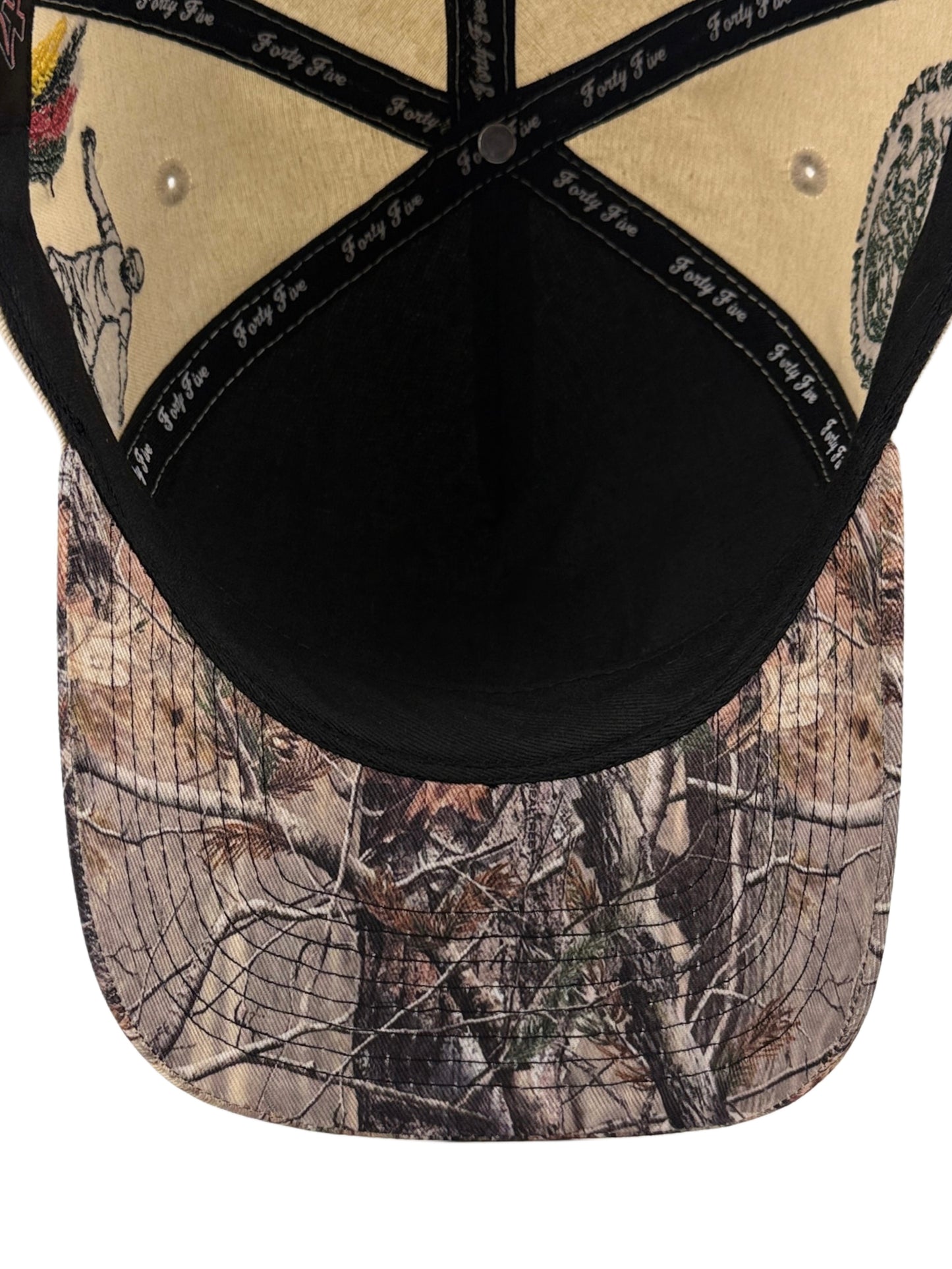 A QUNITO PARTIDO Special Edition MEX Cream Camo Hat