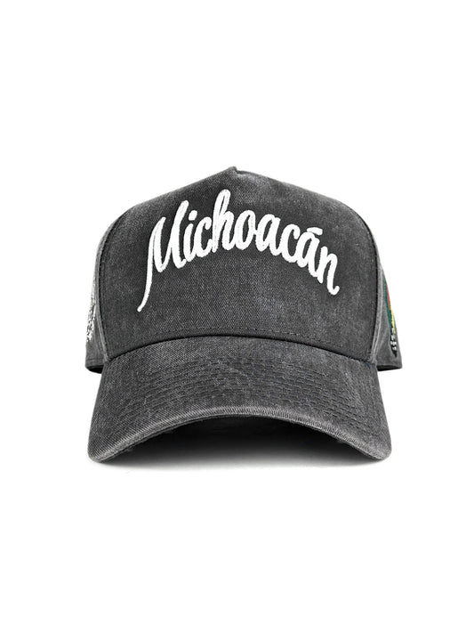 A. Gray Washed Michoacan Arch Hat