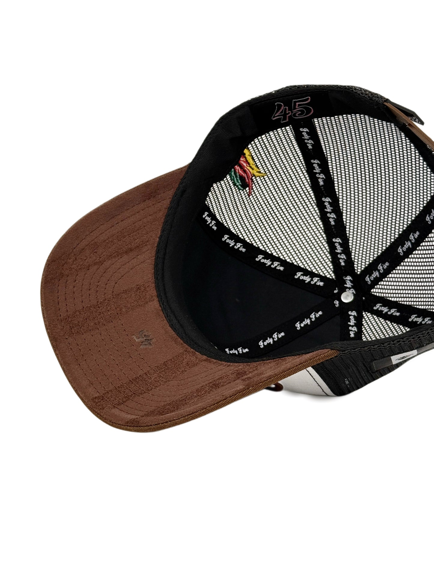 B. Guanajuato White 6 Panel Trucker